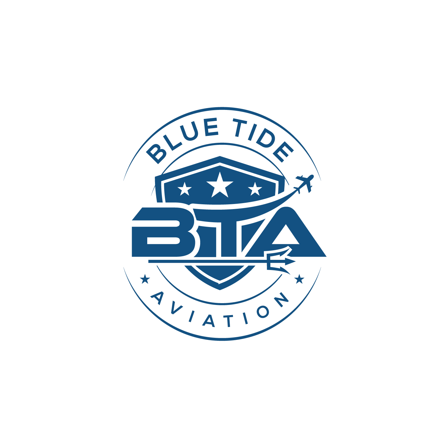 Logo Design by geni for Blue Tide Aviation | Design #25329142