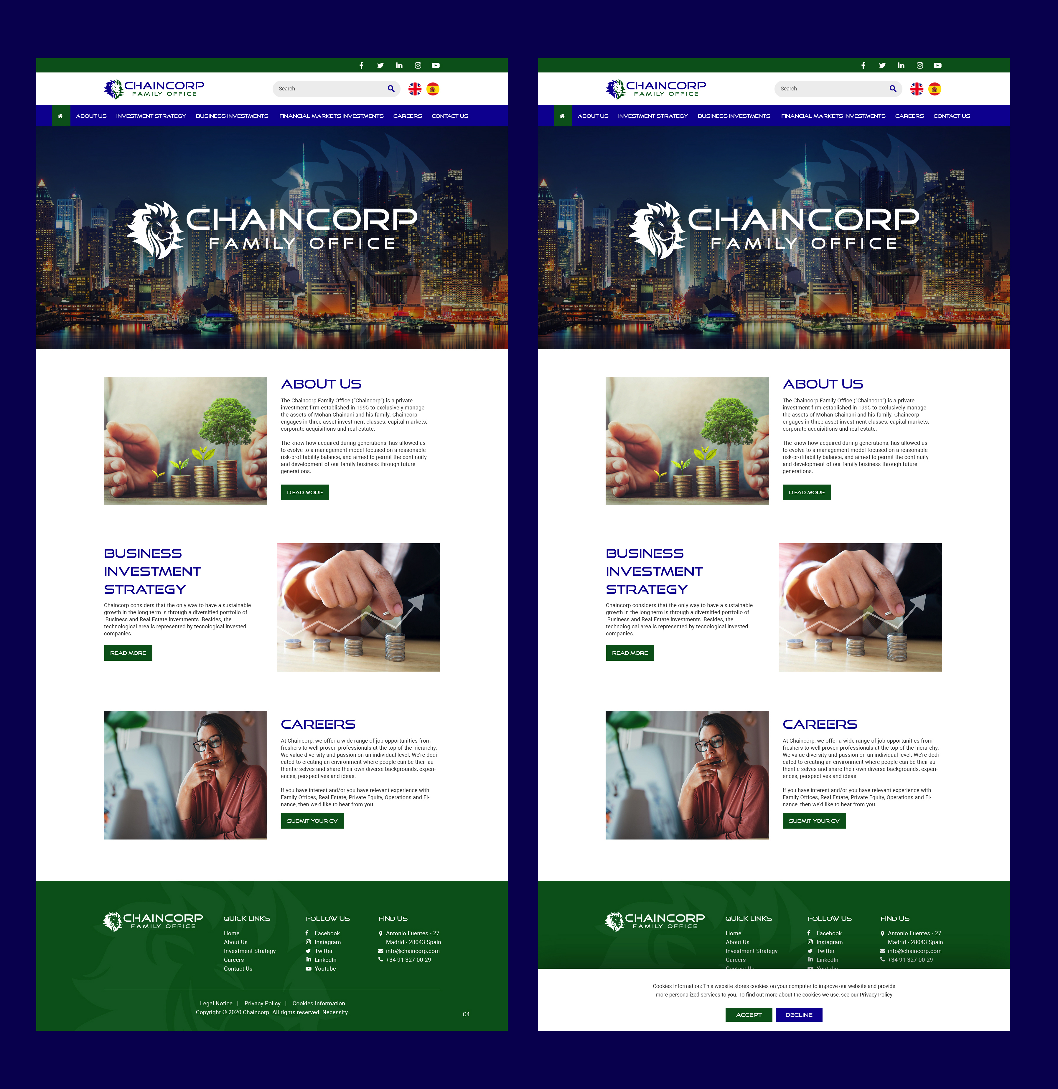 Web Design by pb for this project | Design #25324026