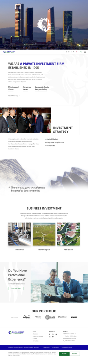 Web Design par nizardesain pour ce projet | Design : #25343587