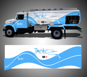 Tankr-- Gas Delivery  | Design de Covering de Véhicule par Fine Graphics House