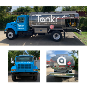 Tankr-- Gas Delivery  | Design de Covering de Véhicule par Yoga Tri