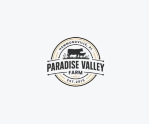 Paradise Valley Farm, LLC.         Hammondville, AL Est. 2015 | Logo-Design von Ena