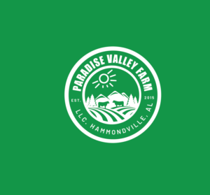Paradise Valley Farm, LLC.         Hammondville, AL Est. 2015 | Logo Design by angelonyamu