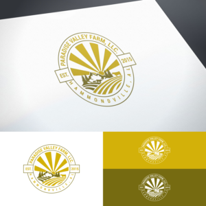 Paradise Valley Farm, LLC.         Hammondville, AL Est. 2015 | Logo Design by tejo