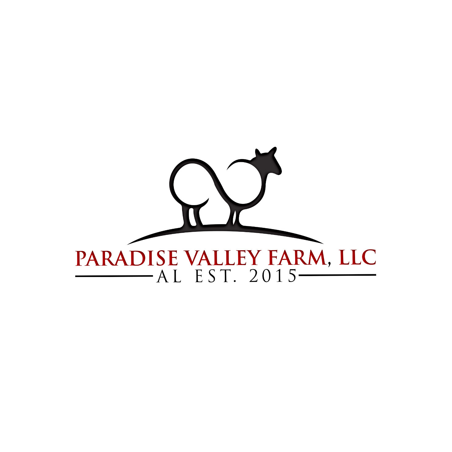 Traditional, Masculine, Farm Logo Design for Paradise Valley Farm, LLC ...