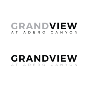 Grandview at Adero Canyon | Logo Design by Rii