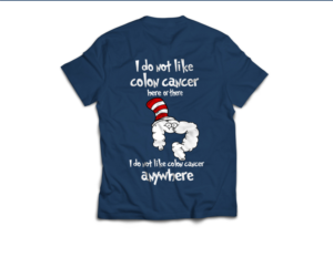 Fall 2020 Colon Cancer Awareness T-shirt | Graphic Design by Bear Studio