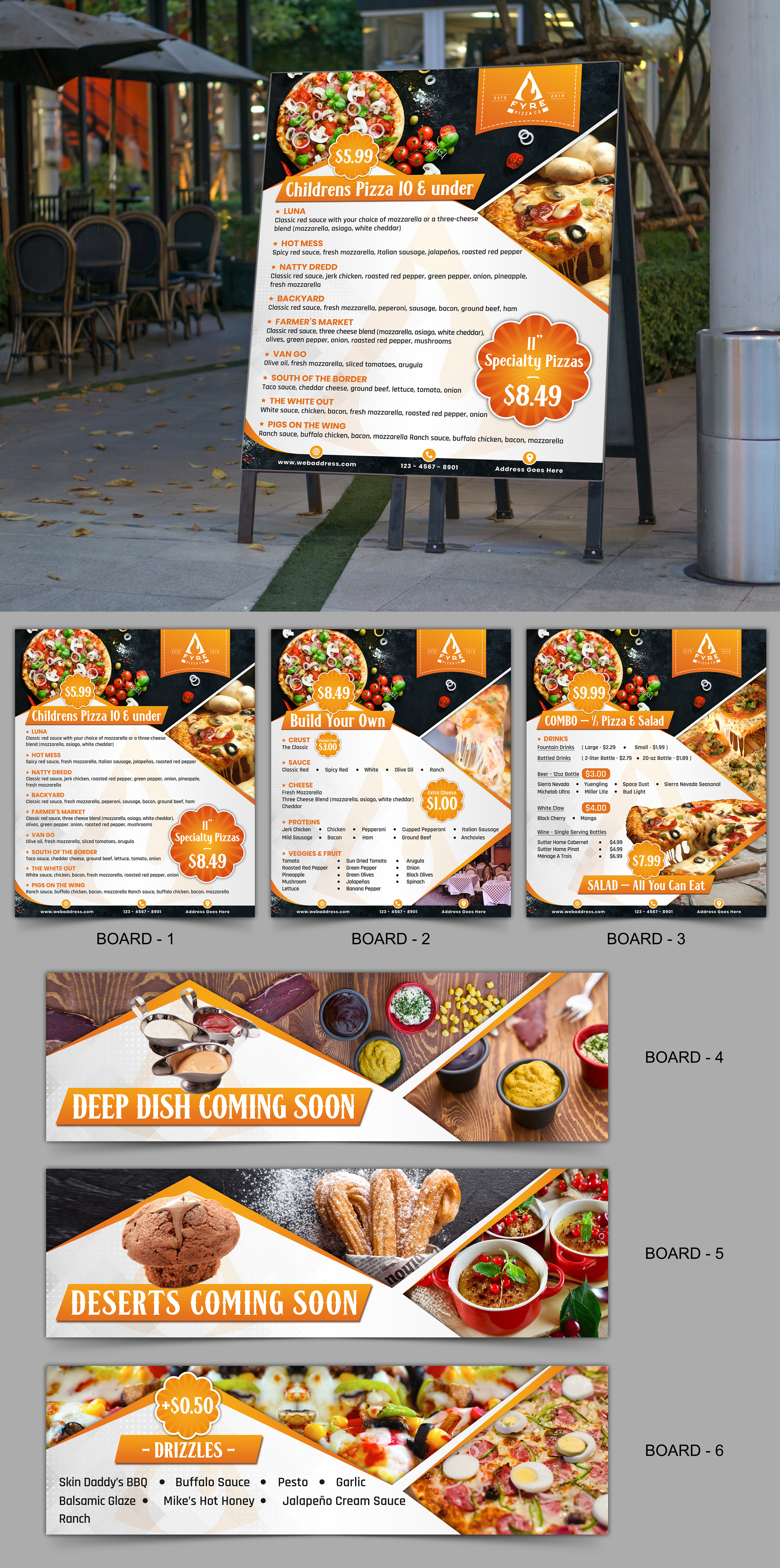 Menu Design by SAI DESIGNS for this project | Design #25335763