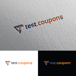WWW.TEST.COUPONS or HTTP://TEST.COUPONS or something like website address | Logo Design by Rii