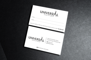 Universal Hair Studio Needs a new appointment business card  | Business Card Design by DesignShout