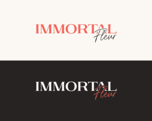 Immortal Fleur | Logo Design by ACK Design
