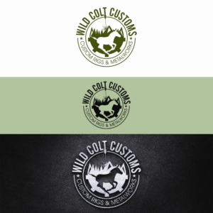 Wild Colt Customs, WCC | Logo Design by Maxo-Biz
