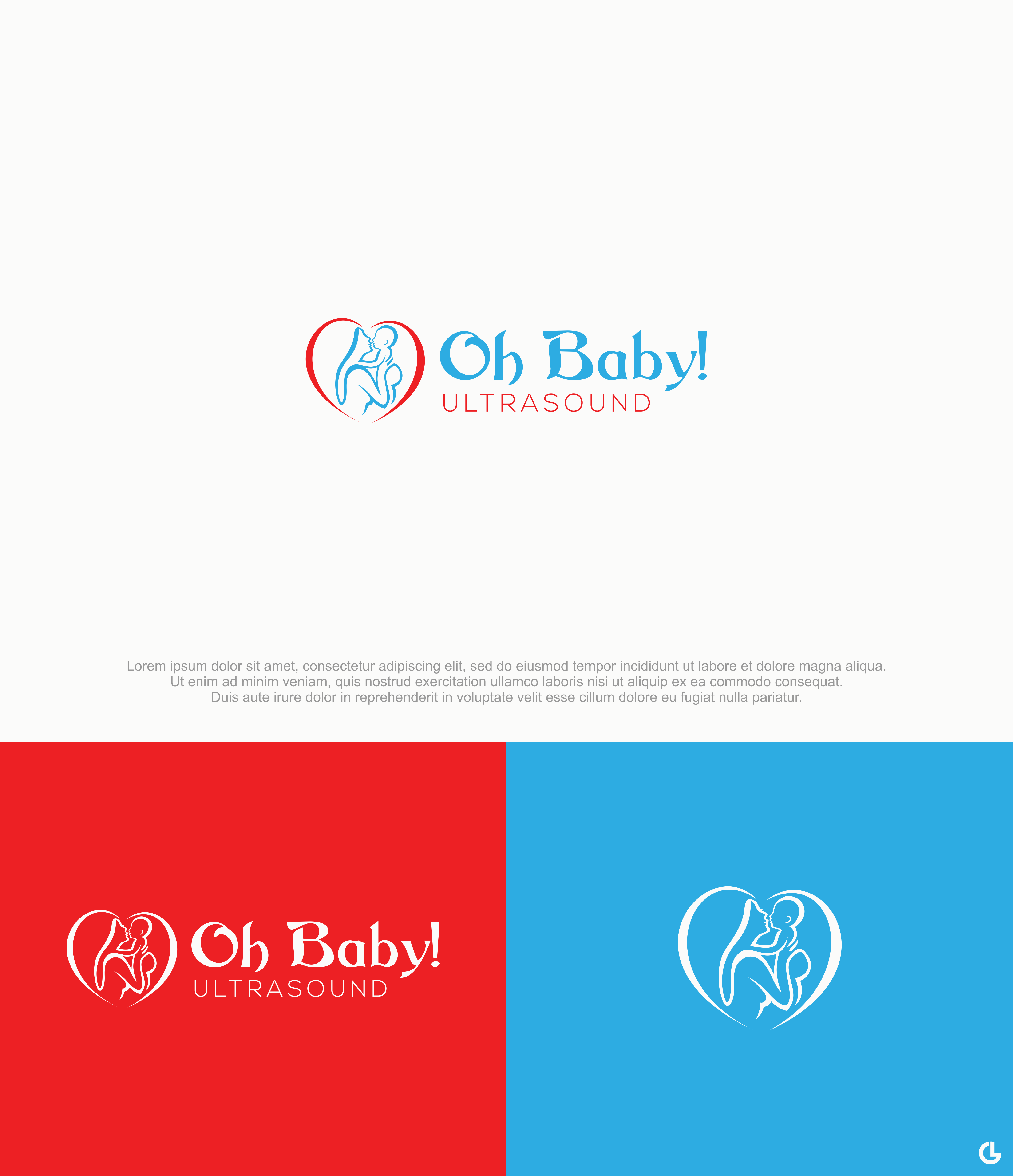 Diseño de Logo por R!CKY para Oh Baby! Ultrasound | Diseño #25359803
