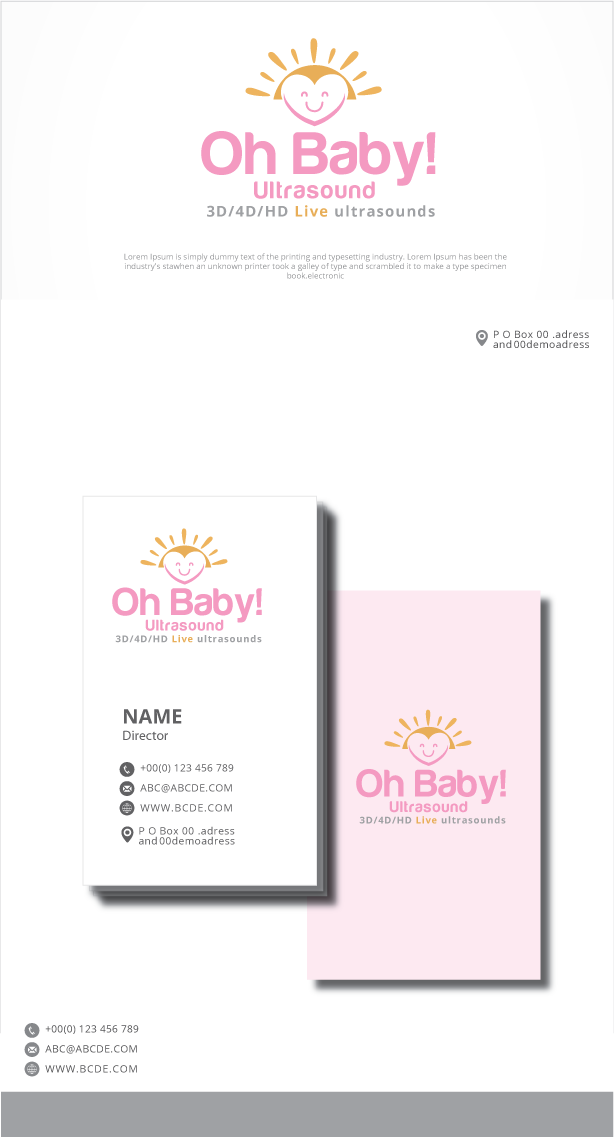 Logo Design by graphicevolution for Oh Baby! Ultrasound | Design #25320834