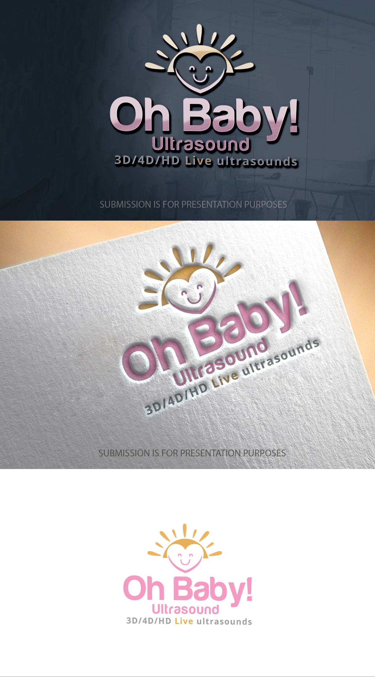 Diseño de Logo por graphicevolution para Oh Baby! Ultrasound | Diseño #25320835