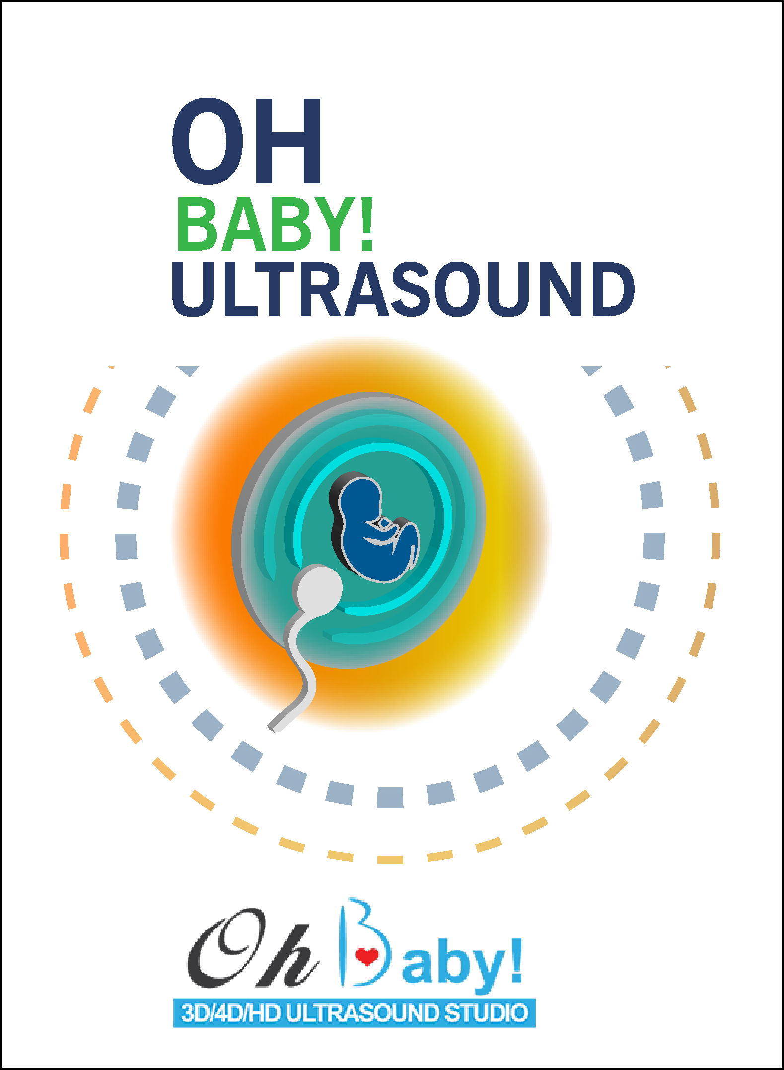 Logo Design by rajiv 9 for Oh Baby! Ultrasound | Design #25328566
