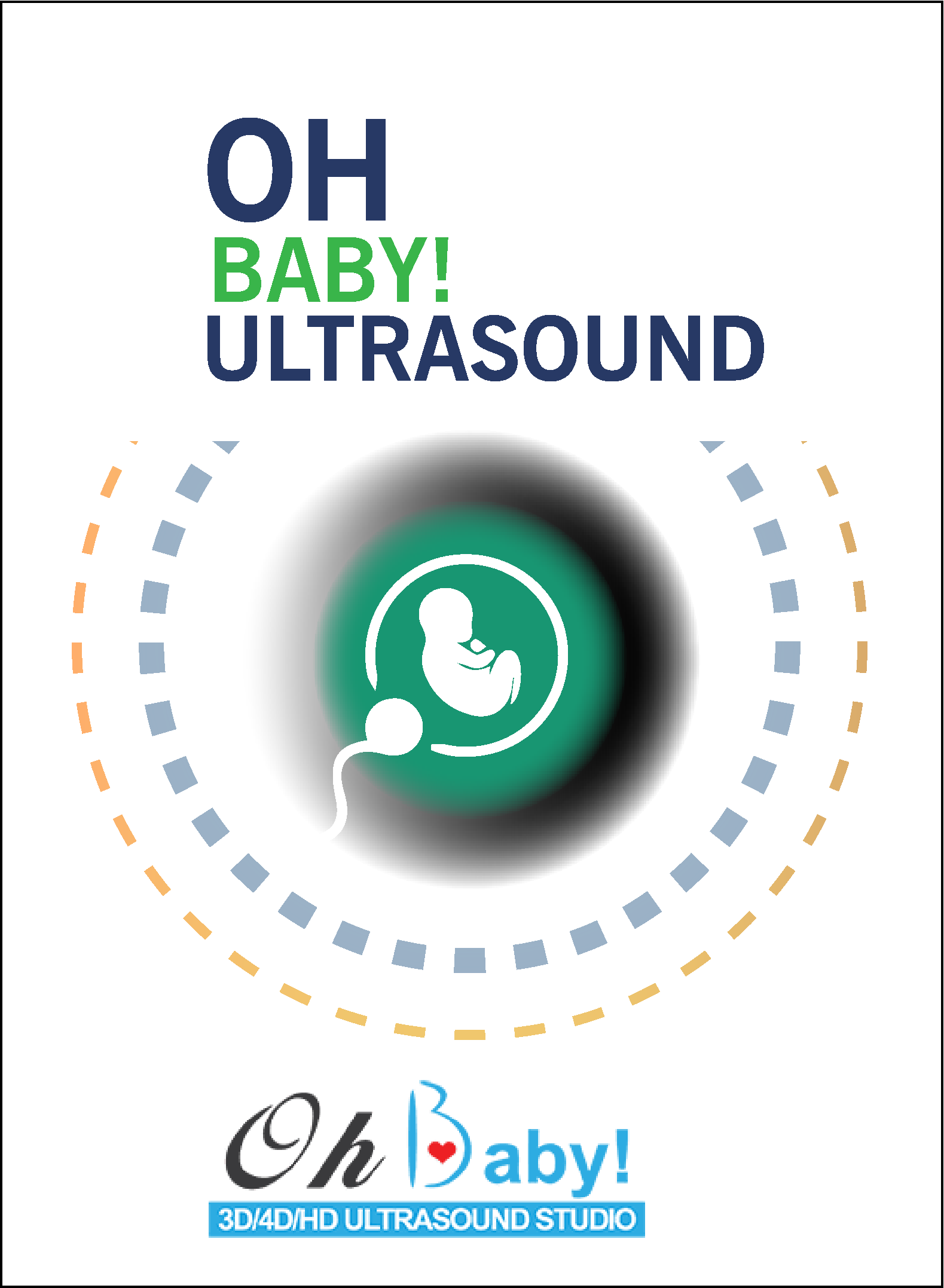 Logo Design by rajiv 9 for Oh Baby! Ultrasound | Design #25328567