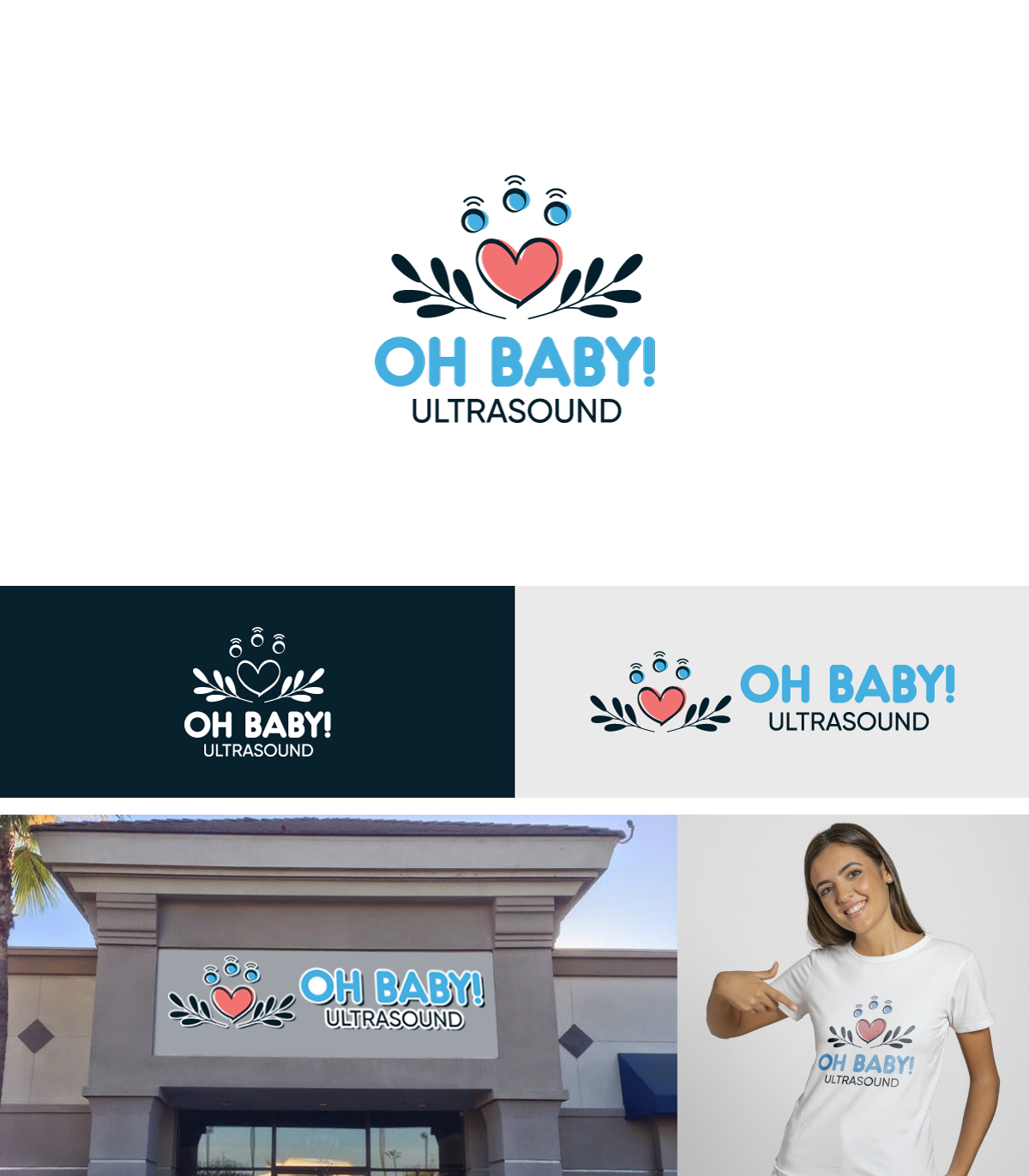 Logo Design by Graphics Farrukh 2 for Oh Baby! Ultrasound | Design #25357380