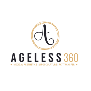 Ageless 360   Medical Aesthetics | Liposculpture | Fat Transfer | Logo Design by geni
