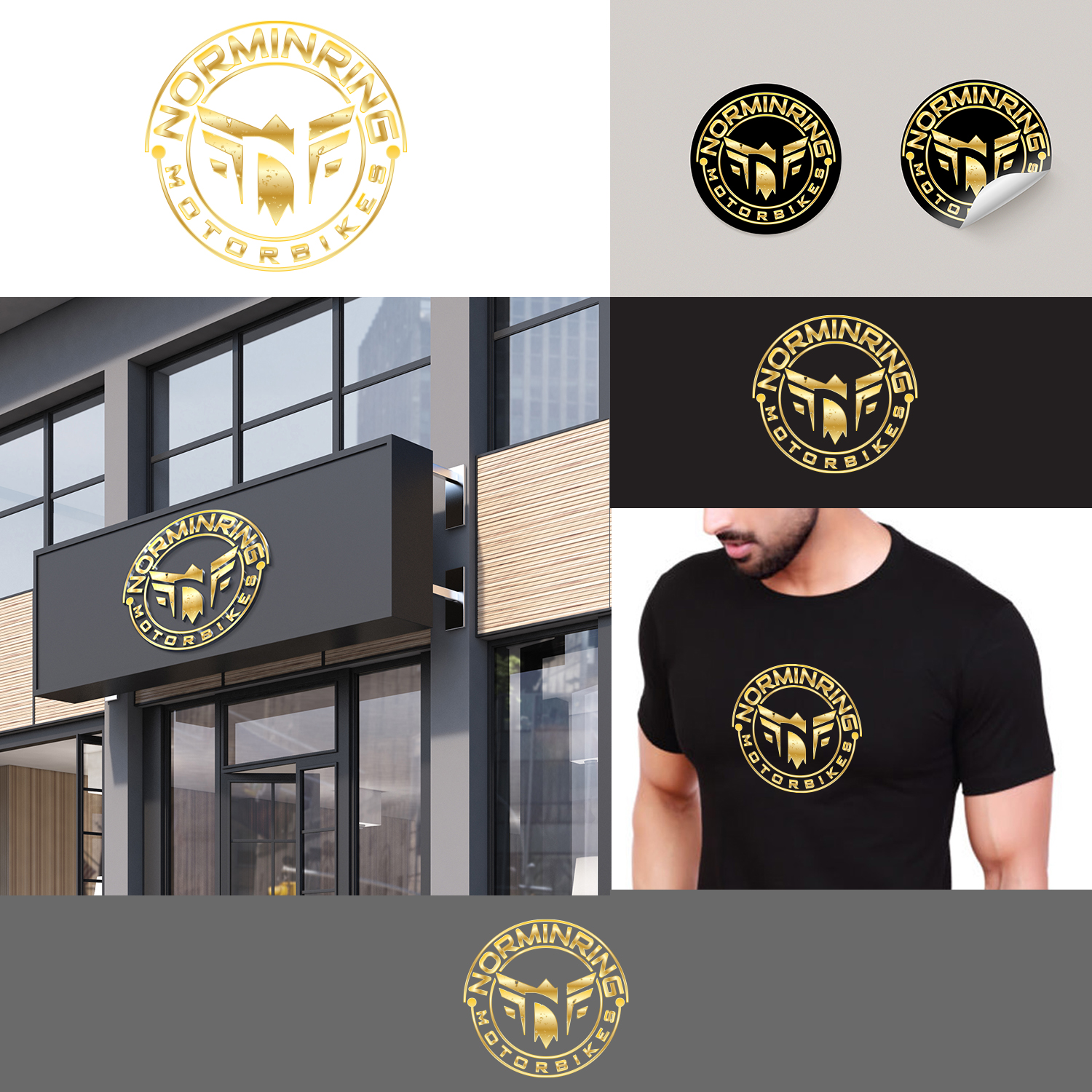 Logo Design by Maxo-Biz for Norminring Motorbikes | Design #25404743