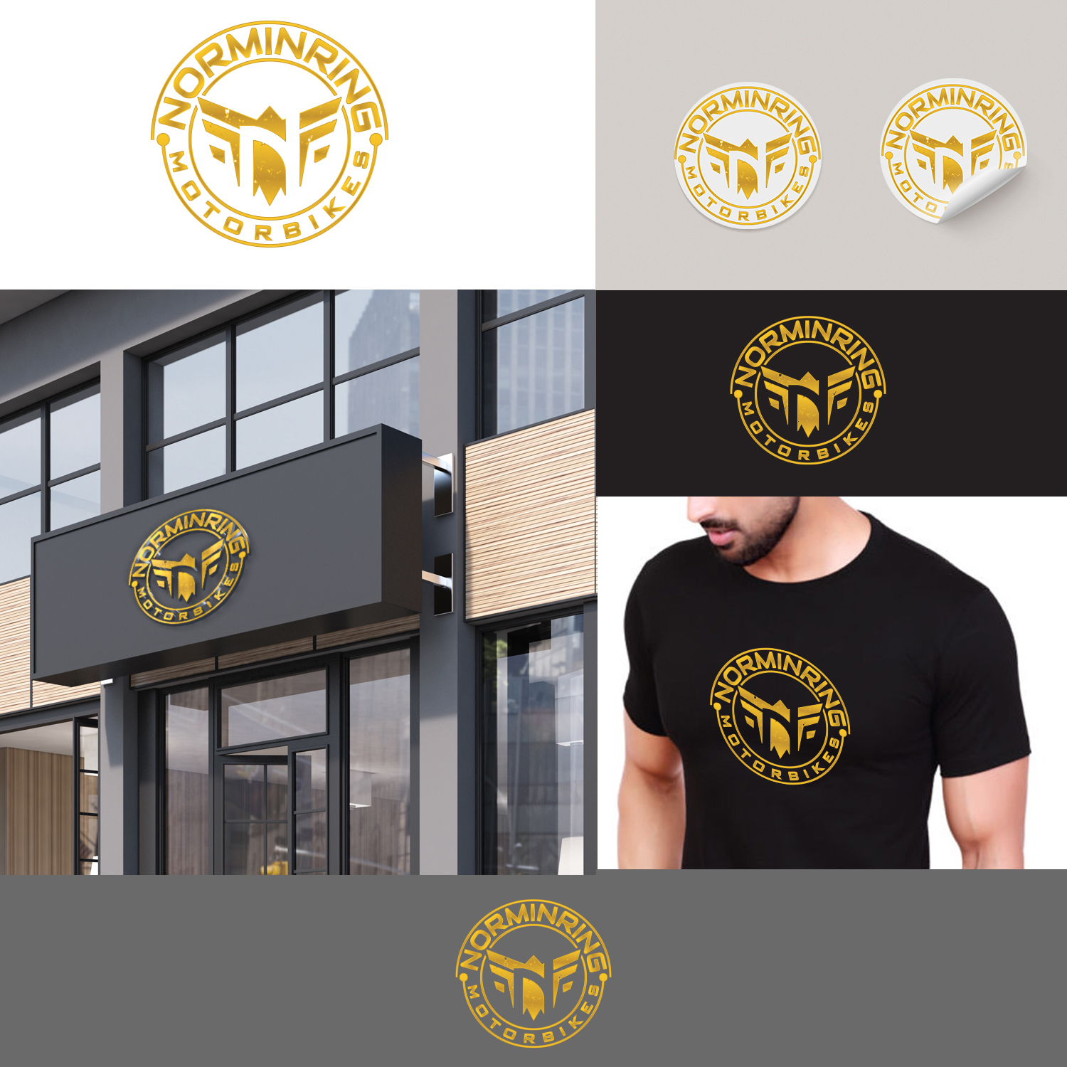 Logo Design by Maxo-Biz for Norminring Motorbikes | Design #25411973
