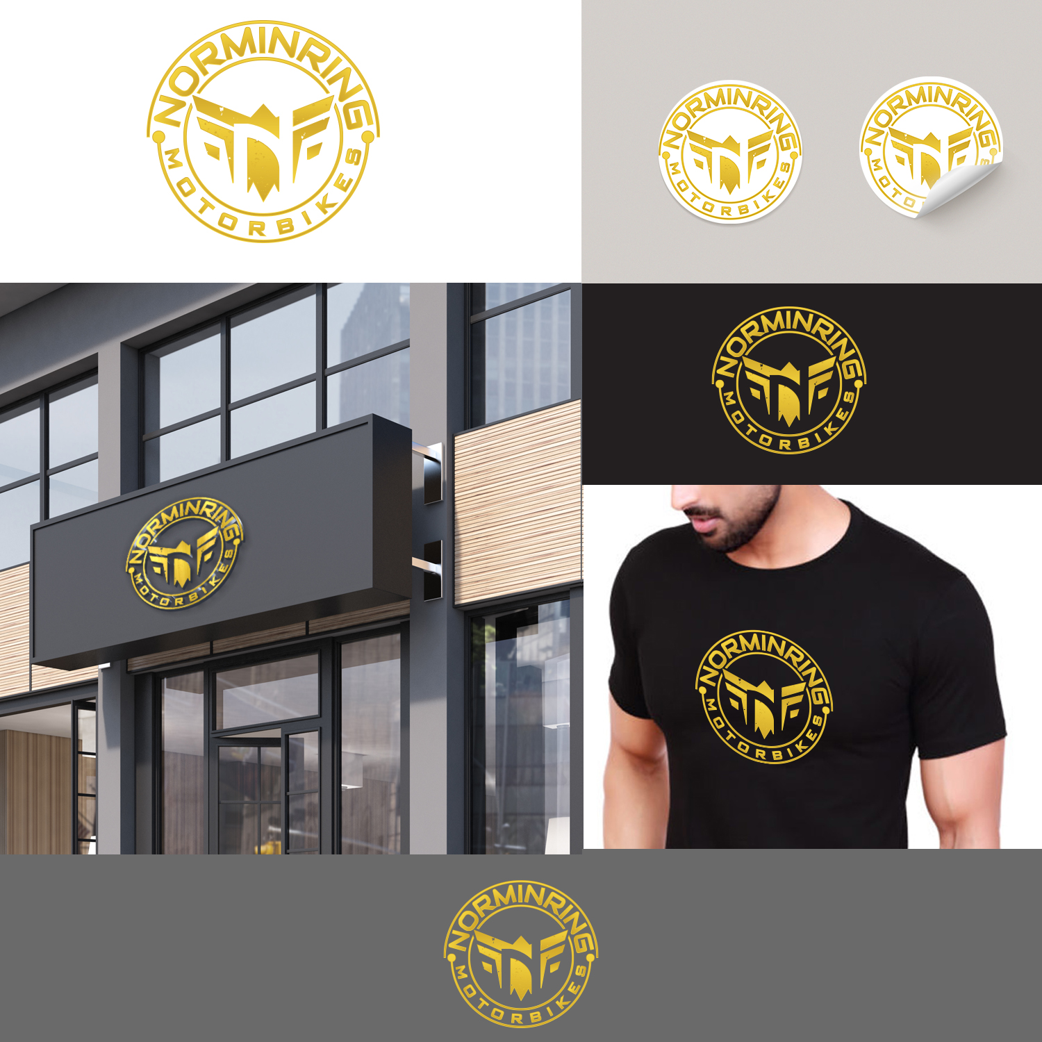 Logo Design by Maxo-Biz for Norminring Motorbikes | Design #25411987