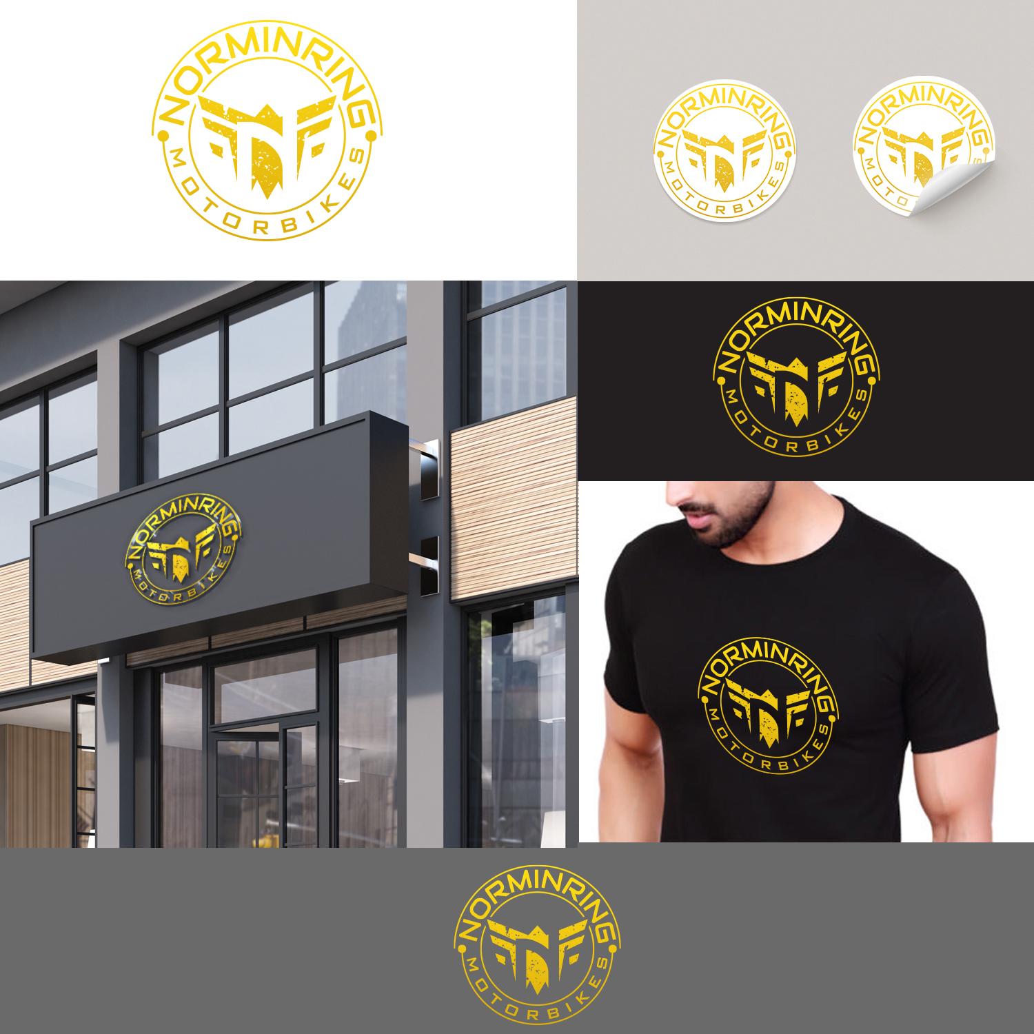 Logo Design by Maxo-Biz for Norminring Motorbikes | Design #25411991