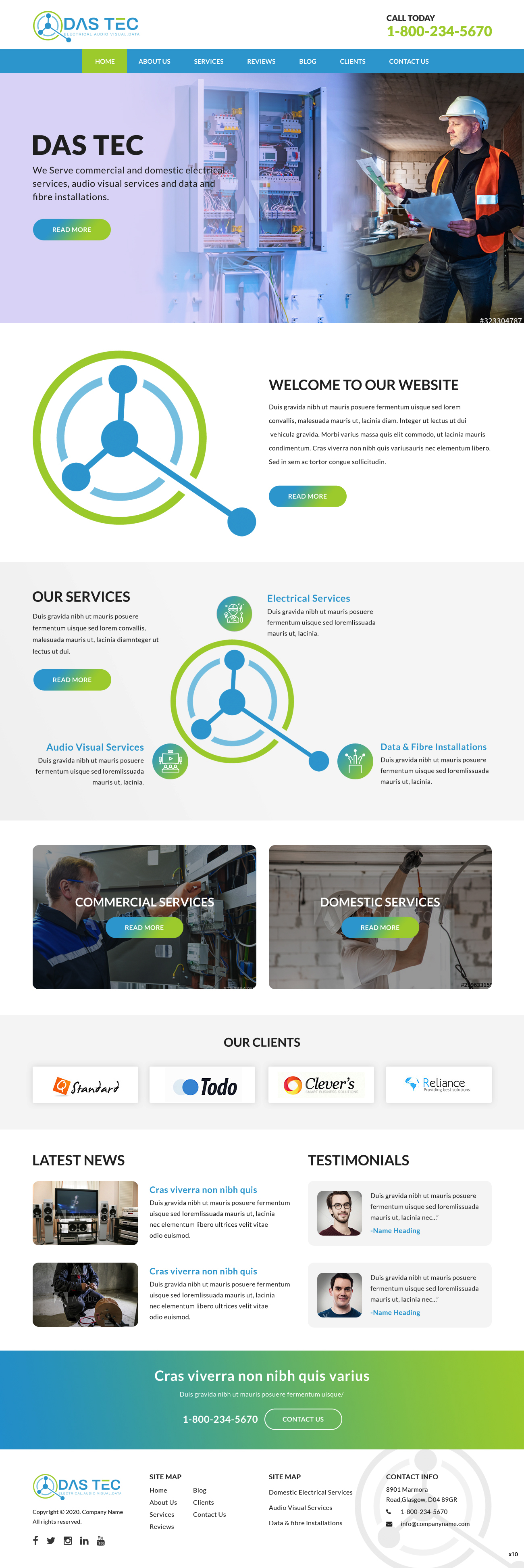 Web Design by pb for DAS TEC | Design #25330723