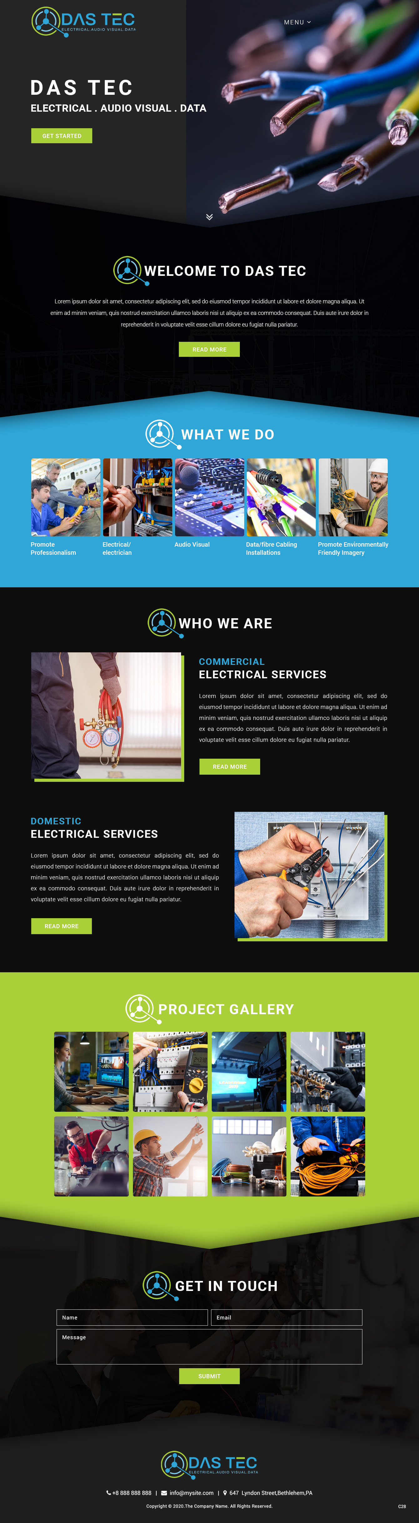 Web Design by pb for DAS TEC | Design #25330724