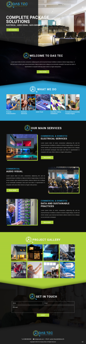 Web Design by pb for DAS TEC | Design: #25335499