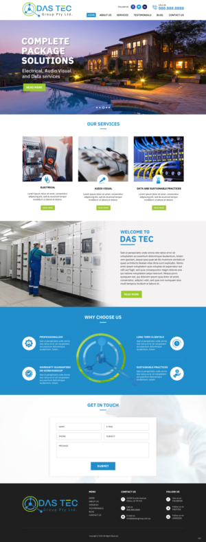 Web Design by pb for DAS TEC | Design #25335524