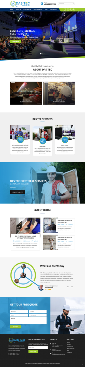 Web Design by pb for DAS TEC | Design: #25336502