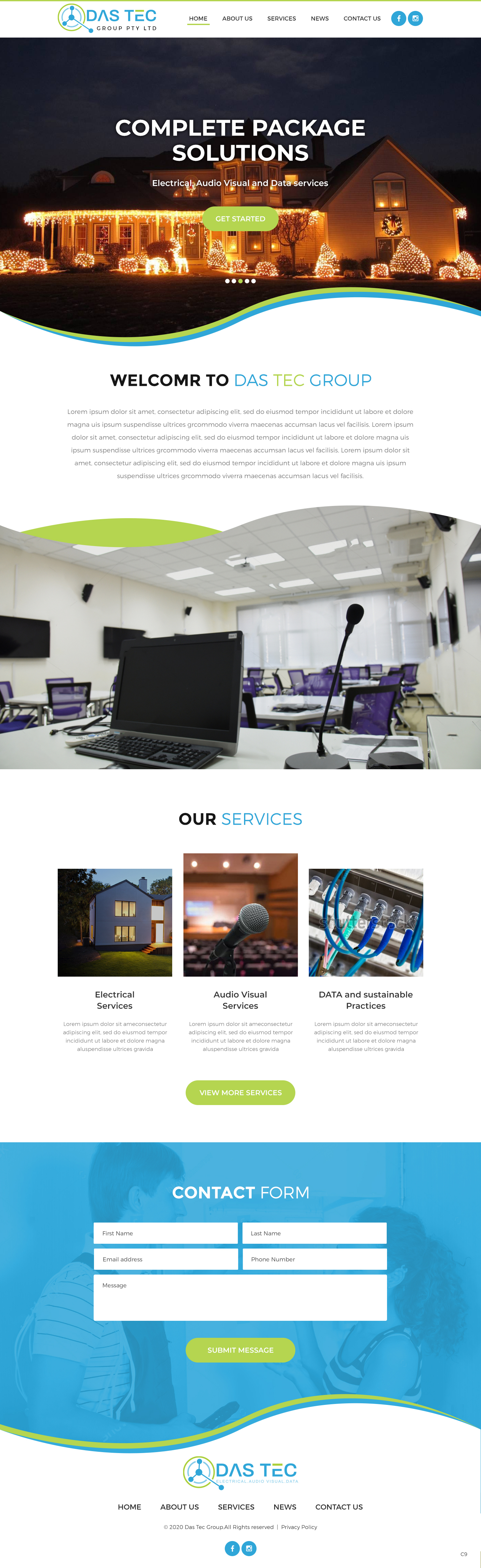 Web Design par pb pour DAS TEC | Design #25336503