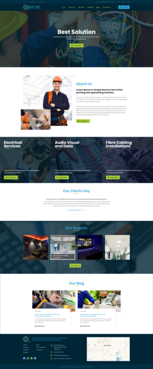 Web Design by Ved Web Services for DAS TEC | Design #25330048