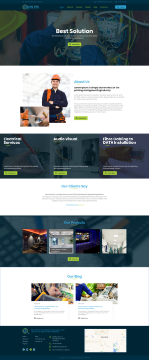 DAS TEC Group Pty Ltd. Website and Domain | Web Design by Ved Web Services