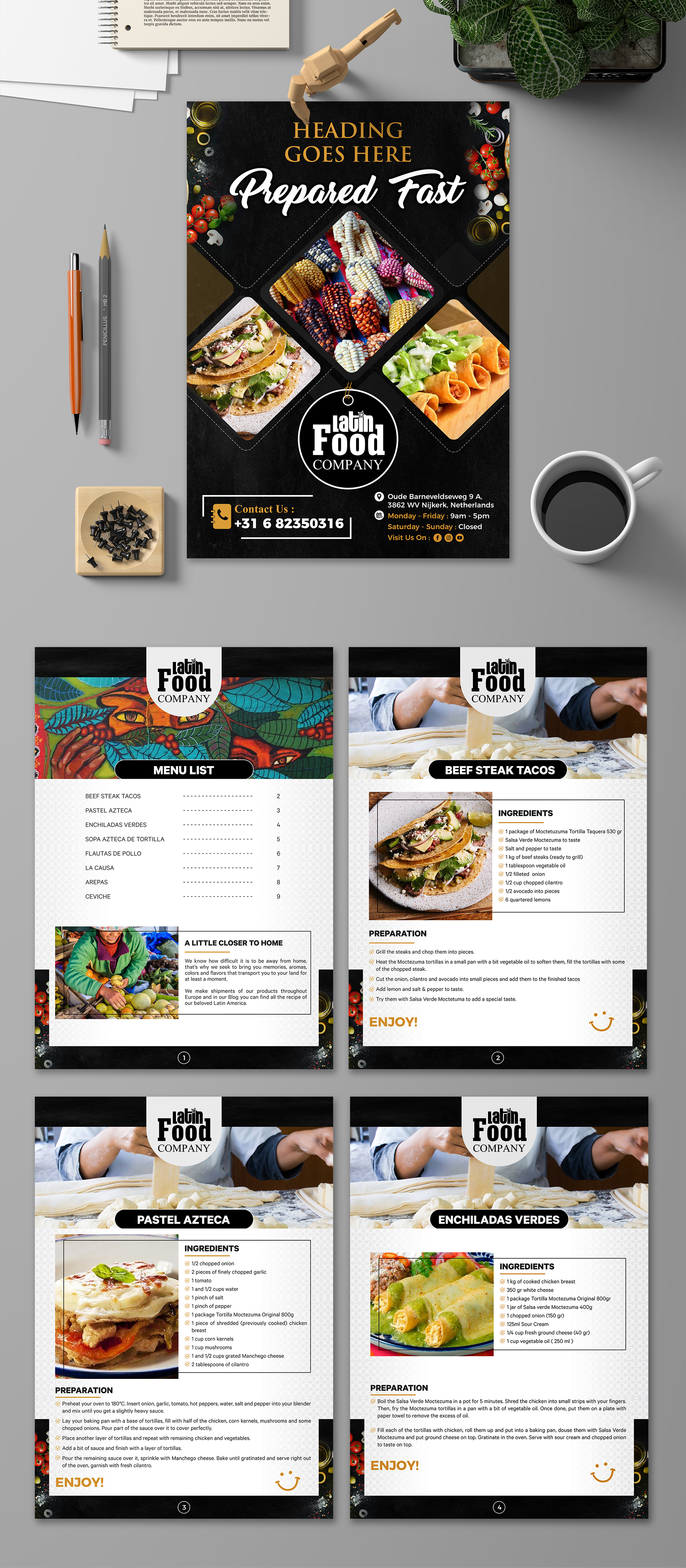 Katalog-Design von SAI DESIGNS für Latin Food Company b.v | Design #25382869