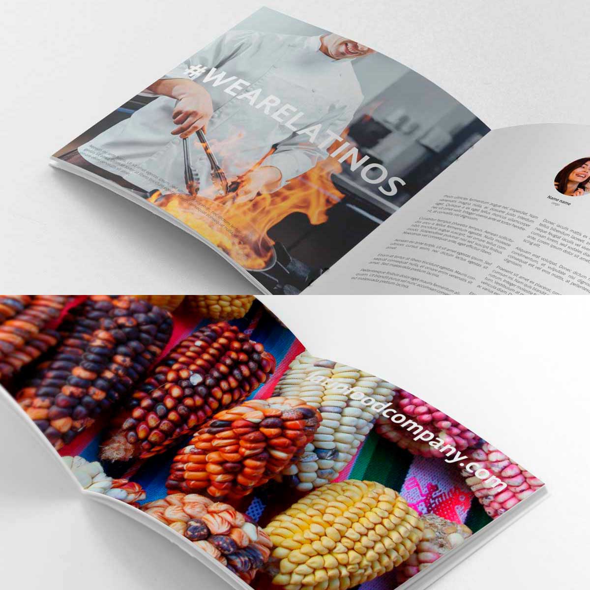 Catalogue Design by lalpispita for Latin Food Company b.v | Design #25355997