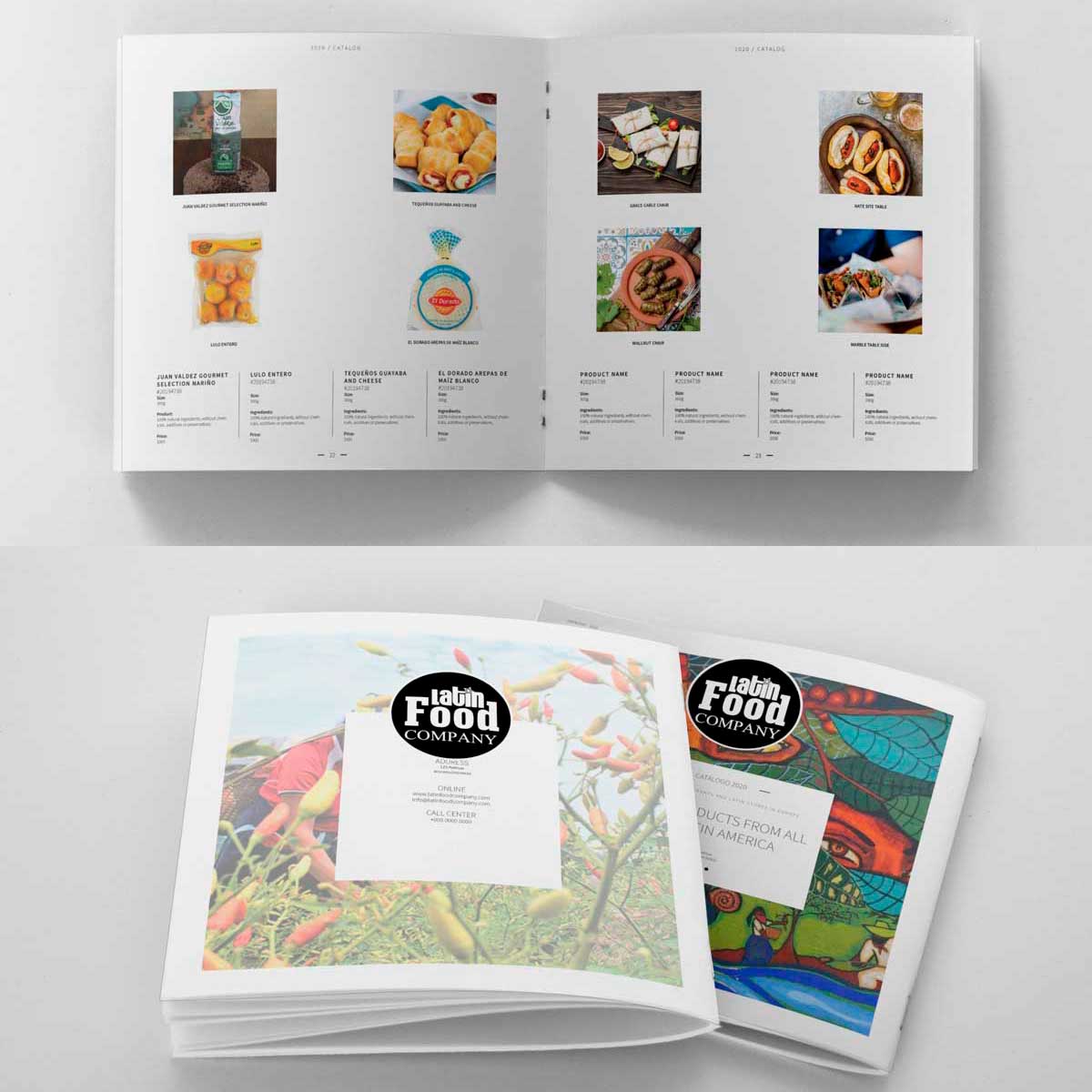 Catalogue Design by lalpispita for Latin Food Company b.v | Design #25356012