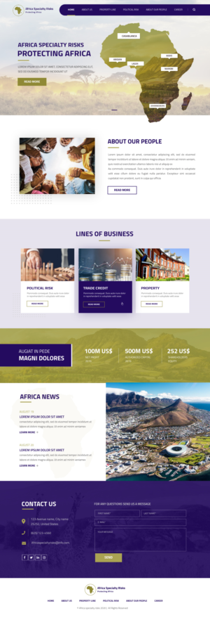 Web Design by Blue Sparrow for this project | Design: #25338826