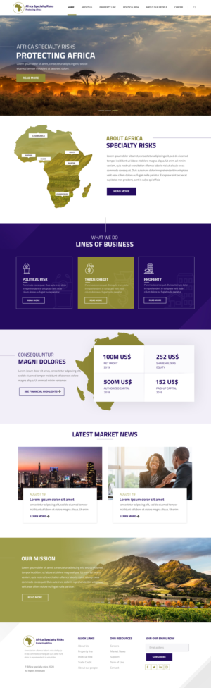 Web Design by Blue Sparrow for this project | Design: #25338827
