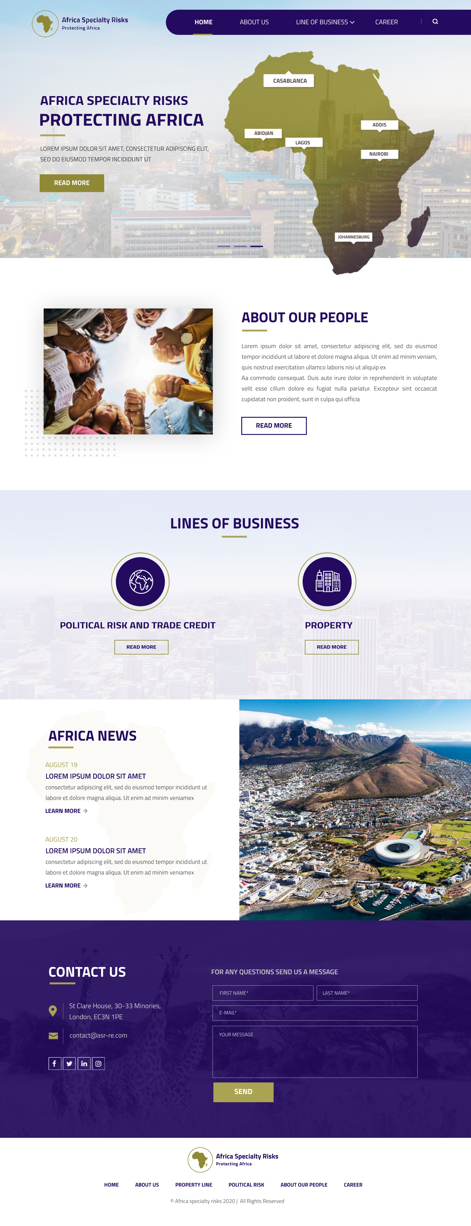 Web Design by Blue Sparrow for this project | Design #25400467