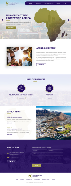 Web Design by Blue Sparrow for this project | Design: #25406564
