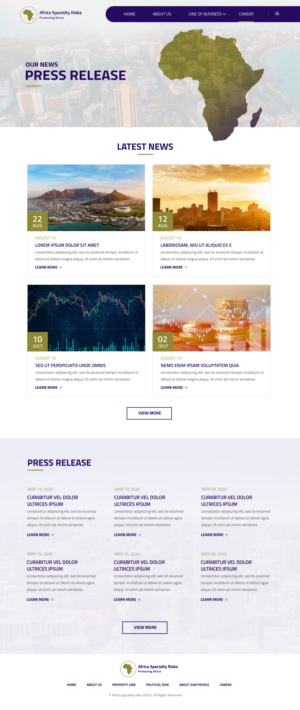 Web Design by Blue Sparrow for this project | Design: #25406574