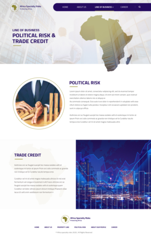 Web Design by Blue Sparrow for this project | Design: #25406575