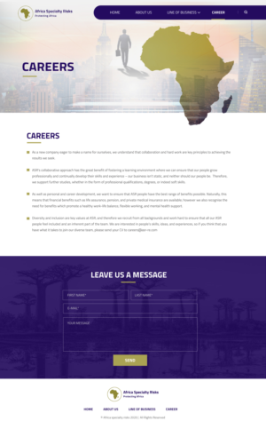 Web Design by Blue Sparrow for this project | Design: #25407876