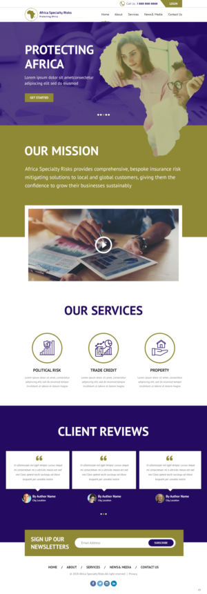 Web Design by pb for this project | Design #25330699