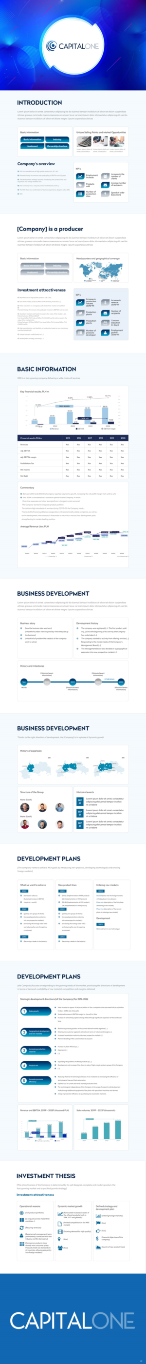 PowerPoint Design by pb for CAPITAL ONE PARTNERS SP. Z O.O. SP.K. | Design: #25354948