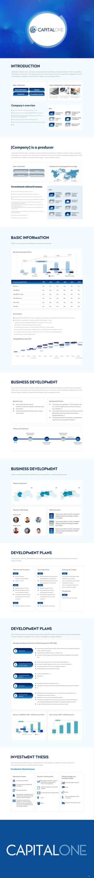 PowerPoint Design by pb for CAPITAL ONE PARTNERS SP. Z O.O. SP.K. | Design: #25362353