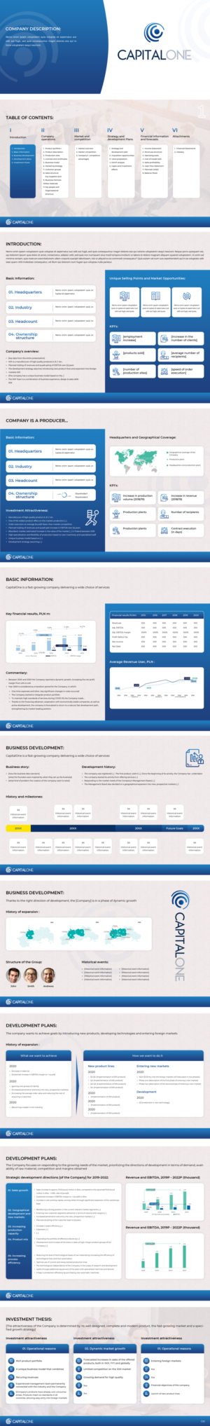 PowerPoint Design by pb for CAPITAL ONE PARTNERS SP. Z O.O. SP.K. | Design: #25362354