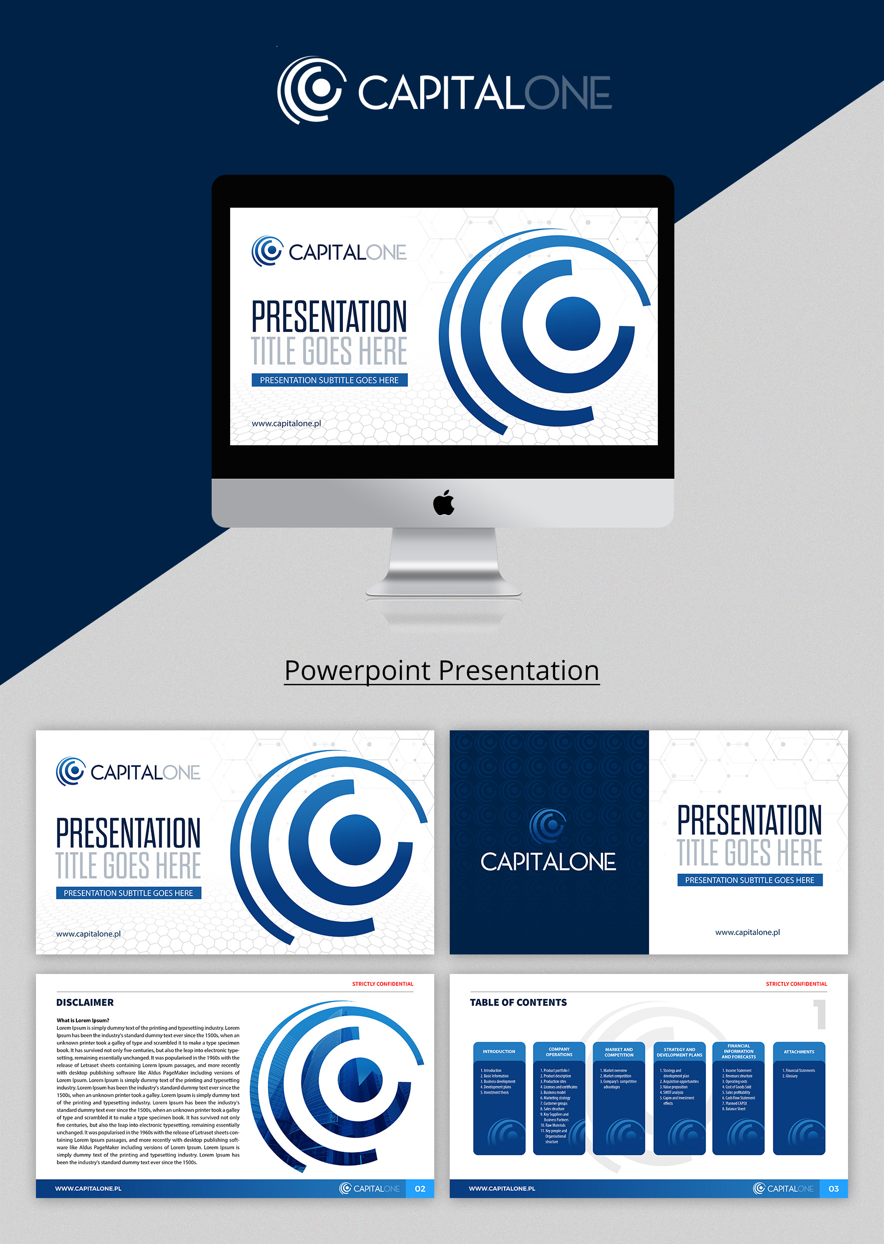PowerPoint Design by SAI DESIGNS for CAPITAL ONE PARTNERS SP. Z O.O. SP.K. | Design #25352143